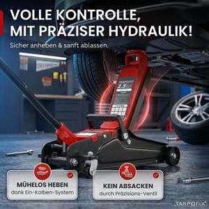 Produktbild für Rangierwagenheber Tarpofix WGH-25-RO, rot