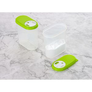 Produktbild für Schüttdose Kigima grün, aus Kunststoff, Set