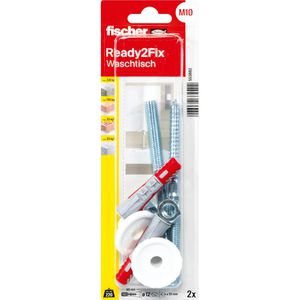Produktbild für Schrauben-Dübel-Set Fischer 553882, Ready2Fix Waschtisch