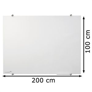 Produktbild für Glas-Magnettafel Legamaster 7-104564 Colour, inkl. 2 Magnete