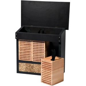 Produktbild für Insektenhotel dobar Profi, mit Erdspieß, aus Holz