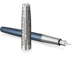 Produktbild für Füller Parker Sonnet Premium Metal &amp; Blue C.C.