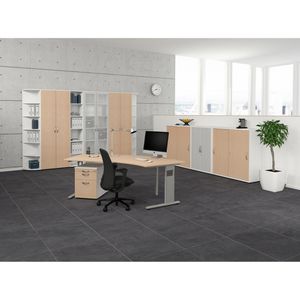 Produktbild für Rollladenschrank Geramöbel Flex, S-312110-SB, aus Holz