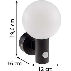Produktbild für Wandleuchte ChiliTec LAMU, aus Kunststoff, für außen (IP65)