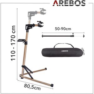 Produktbild für Fahrrad-Montageständer Arebos AR-HE-FMS2C, E-Bike