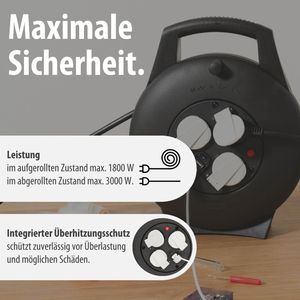 Produktbild für Kabeltrommel Brennenstuhl Vario Line, für innen