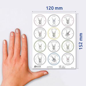 Produktbild für Sticker Zweckform 51014, Z-Design Set Ostern