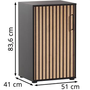 Produktbild für Aktenschrank Möbelpartner Hank, aus Holz