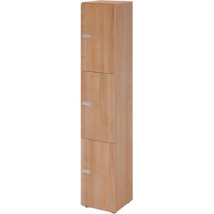 Produktbild für Schließfachschrank Hammerbacher 264l3, nussbaum