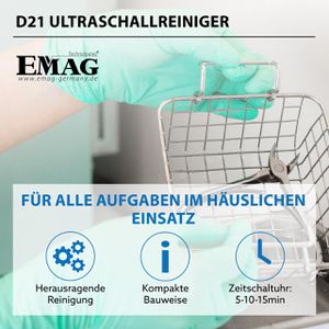 Produktbild für Ultraschallreinigungsgerät Emag Emmi D21