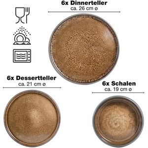 Produktbild für Tafelservice Moritz&amp;Moritz Solid, Steinzeug