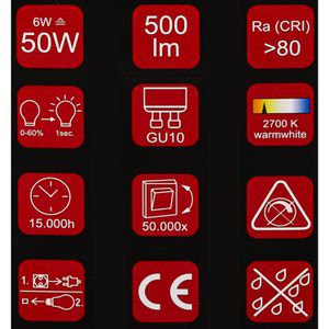 Produktbild für LED-Lampe Blulaxa 49017, GU10