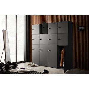 Produktbild für Schließfachschrank Möbelpartner Locked, anthrazit