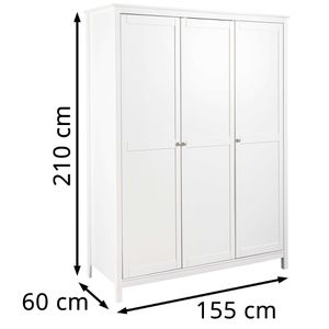 Produktbild für Kleiderschrank Inter-Link Chilly Home, weiß