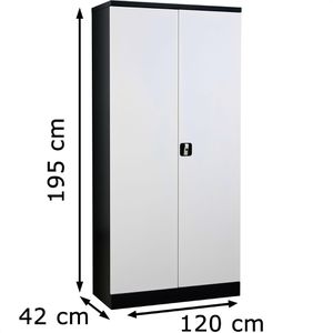 Produktbild für Aktenschrank G-Office FLC.192/N, aus Metall