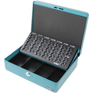 Produktbild für Geldkassette HMF 10015 15, mit Zylinderschloss