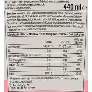Produktbild für Sirup Sodastream Pink Grapefruit, zuckerfrei