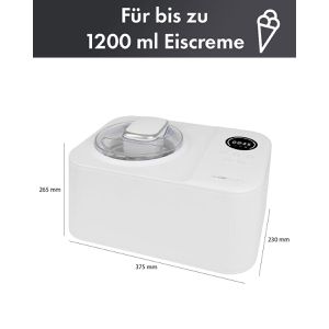 Produktbild für Eismaschine Clatronic ICM 3784, selbstkühlend