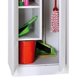 Produktbild für Mehrzweckschrank G-Office CLC/HD.1860, abschließbar, lichtgrau