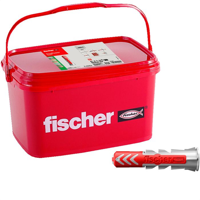 Fischer Verlängerte Dübel mit Schraube, grau, 8 x 80 mm