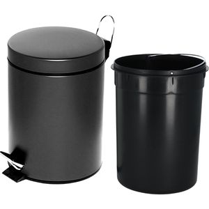 Produktbild für Mülleimer Alco 2961, schwarz