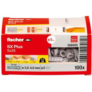 Produktbild für Dübel Fischer 568005, SX Plus