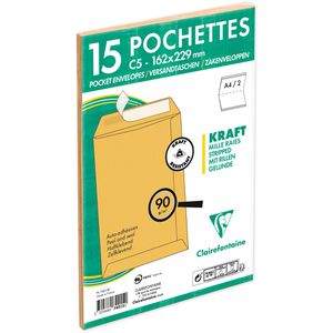 Produktbild für Versandtaschen Clairefontaine 74215C, braun, C5