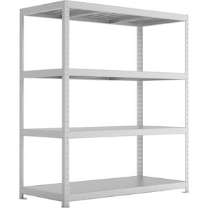 Weitspannregal META-Regalbau 20087014, 4 Metallböden