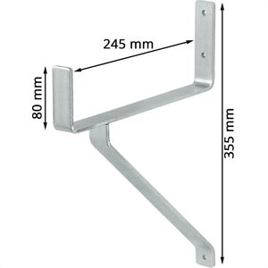Produktbild für Wandhaken Vormann Schwerlasthaken, 001465001Z, Metall