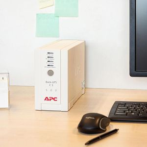 Produktbild für USV APC Back-UPS CS 500 BK500EI, 4 Ausgänge