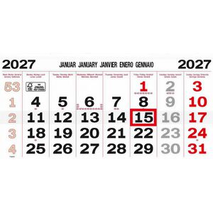 Produktbild für 4-Monatskalender Böttcher-AG Barcelona, mit Werbedruck