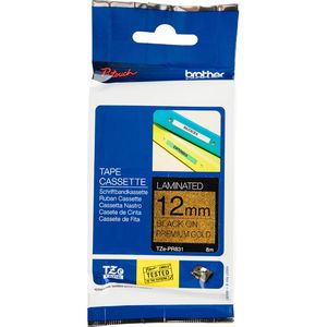 Produktbild für Schriftband Brother TZe-PR831, Premium, 12mm
