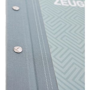 Produktbild für Zeugnismappe Roth Pattern Dusty Mint 89464, A4