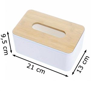 Produktbild für Taschentuchbox Böttcher-AG Premium, aus Kunststoff / Bambus