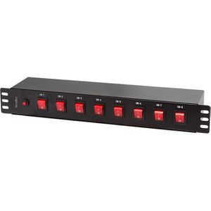 Produktbild für Steckdosenleiste LogiLink PDU8D01, PDU, 2m Kabel