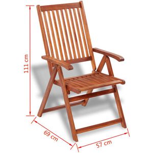 Produktbild für Gartenstuhl vidaXL 41820, Holz