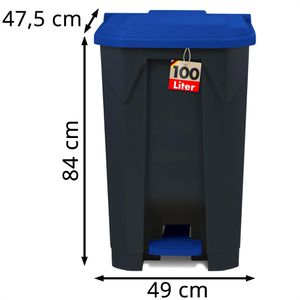 Produktbild für Mülltonne Floordirekt Olaf, 100 Liter