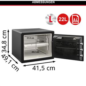 Produktbild für Tresor Master-Lock LFW082FTC schwarz