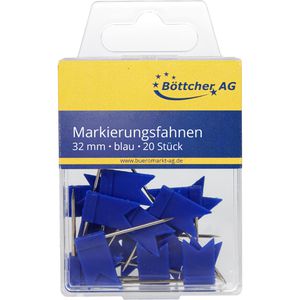 Produktbild für Markierungsfahnen Böttcher-AG blau