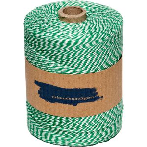 Produktbild für Urkundengarn csk-kontorbedarf grün/weiß, 1 mm