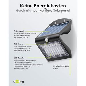 Produktbild für LED-Außenstrahler Goobay 45807, IP65 wasserdicht