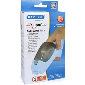 Produktbild für Klebebandabroller RAPESCO 1442, SupaCut, hellblau