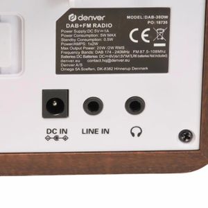 Produktbild für Radio Denver DAB-30 Darkwood DAB+