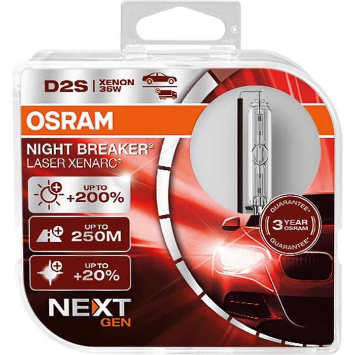 Osram Auto-Lampe Xenarc Night Breaker 66240XNN-HCB, D2S, 85V,  Scheinwerferlampe, 2 Stück – Böttcher AG