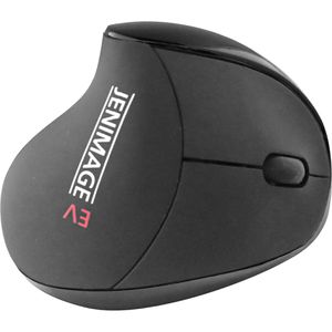 JENIMAGE Maus EV Vertical Mouse Wireless, 5 Tasten, 1600 dpi, kabellos, schwarz