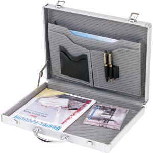 Produktbild für Aktenkoffer Alumaxx 45112 Minor, silber