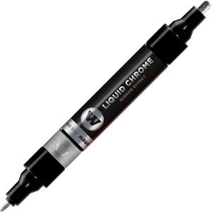 Produktbild für Lackmarker Molotow Liquid Chrome Twin, chrom