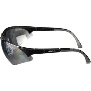 Produktbild für Schutzbrille Infield Terminator, schwarz, Bügelbrille