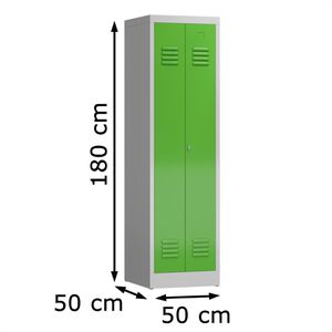 Produktbild für Spind ClassiX X-510405, Doppelspind, grün