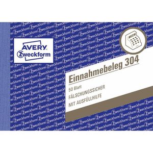 Produktbild für Einnahmebeleg Zweckform 304, A6 quer